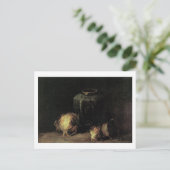 Ginger Jar und Onions, Vincent van Gogh Postkarte (Stehend Vorderseite)