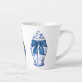 Ginger Jars Bows Chinoiserie Kaffee Milchtasse (Rechts)