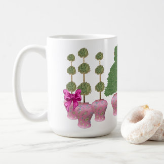 Ginger Jars Staffordshire Dogs Topiary Art Poster Kaffeetasse