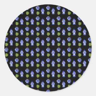 Ginger Jars und Topiary Tree Umschlag Aufkleber