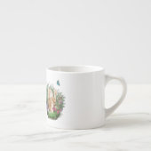 Ginger Kätzchen spielt mit Schmetterling Espressotasse (Rechts)