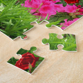 Ginger Kitten im Blumengarten Puzzle (Seite)