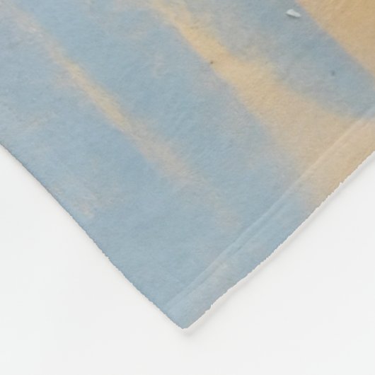 Ginger Kitten in Pastel Light Fleecedecke (Ecke)