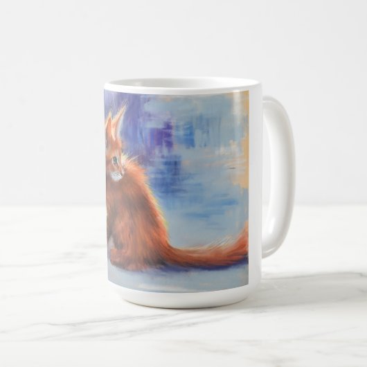 Ginger Kitten in Pastel Light Kaffeetasse (VorderseiteRechts)