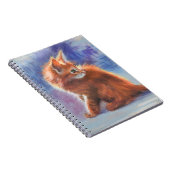 Ginger Kitten in Pastel Light Notizblock (Rechte Seite)