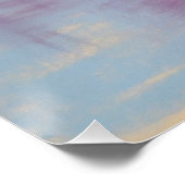 Ginger Kitten in Pastel Light Poster (Ecke)