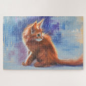 Ginger Kitten in Pastel Light Puzzle (Horizontal)