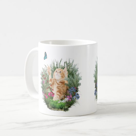 Ginger Kitten Kaffeetasse (Vorderseite Links)