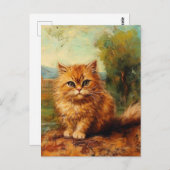 Ginger Kitten Postkarte (Vorne/Hinten)