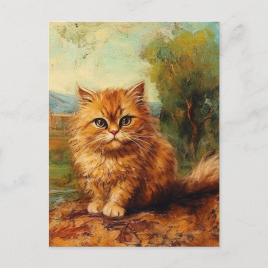 Ginger Kitten Postkarte (Vorderseite)