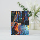 Ginger Kitty Postcard Postkarte (Stehend Vorderseite)