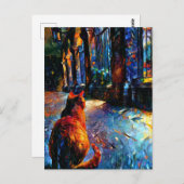 Ginger Kitty Postcard Postkarte (Vorne/Hinten)