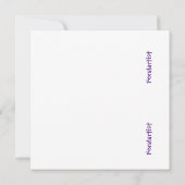 Ginger Kitty Selling Art Books Dankeskarte (Rückseite)