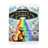 Ginger Kitty und das UFO Magnet (Vertikal)