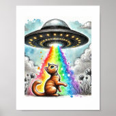 Ginger Kitty und UFO Poster (Vorne)