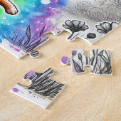 Ginger Kitty und UFO Puzzle (Seite)