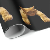 Ginger Lazy Cat, Geschenkpapier (Rolleneckpunkt)