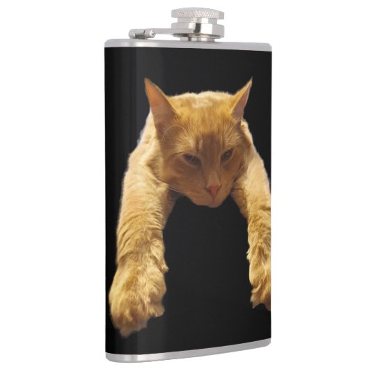 Ginger Lazy Cat, Hip Flask Flachmann (Rechts)