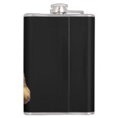 Ginger Lazy Cat, Hip Flask Flachmann (Rückseite)