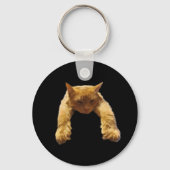 Ginger Lazy Cat, Keyring Schlüsselanhänger (Vorderseite)