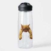 Ginger Lazy Cat, Wasserflasche Trinkflasche (Vorne)