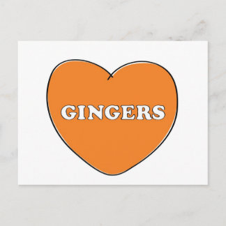 Ginger Liebe Postkarte
