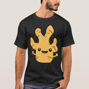 Ginger Lover Kawaii Ginger Root Gemüse Liebe Gin T-Shirt