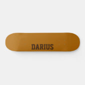 Ginger Modern Name | Klassische Trendy Skateboard (Horizontal)