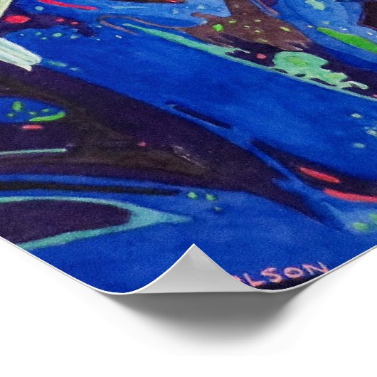 Ginger Moon Poster (Ecke)