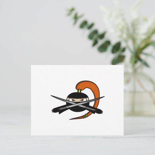 Ginger Ninja Abbildung 2 Postkarte (Stehend Vorderseite)