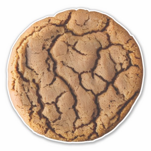 Ginger-Nuss-Cookie Aufkleber (Vorderseite)