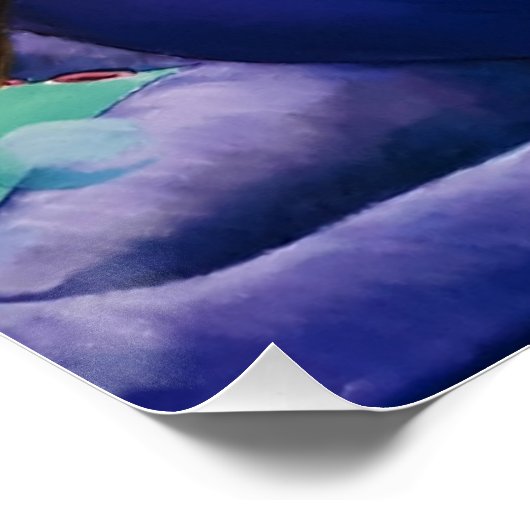 Ginger Octopus & Ethel Crab Steampunk Poster (Ecke)