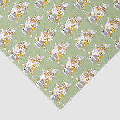 Ginger Orange Cat Funny Toilet Paper Seidenpapier (Ausschnitt)