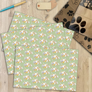 Ginger Orange Cat Funny Toilet Paper Seidenpapier