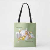 Ginger Orange Cat Funny Toilet Paper Tasche (Vorderseite)