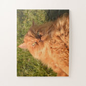 GINGER PERSIAN CAT JIGSAW PUZZLE (Vertikal)