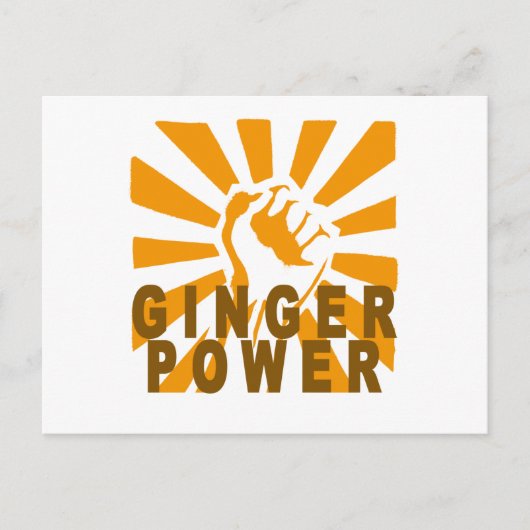 Ginger Power M.png Postkarte (Vorderseite)