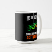 Ginger Powers Activated DNA Mutant Funny Redhead Kaffeetasse (VorderseiteRechts)