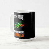 Ginger Powers Activated DNA Mutant Funny Redhead Kaffeetasse (Vorderseite Links)