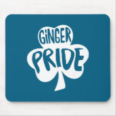 Ginger Pride Funny St Patricks Day Shirt Irish Mousepad (Vorne)