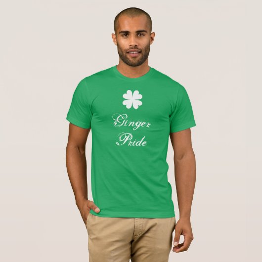 Ginger Pride - St Patricks Day T-Shirt (Vorne ganz)