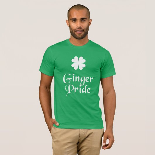 Ginger Pride - St Patricks Day T-Shirt (Vorne ganz)