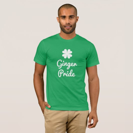Ginger Pride - St Patricks Day T-Shirt (Vorne ganz)