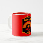 Ginger Pride Zweifarbige Tasse (Vorderseite Links)