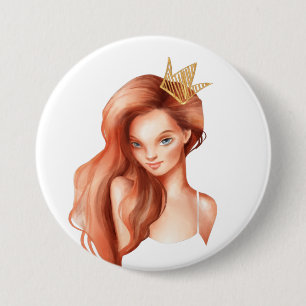 Ginger Princess Button