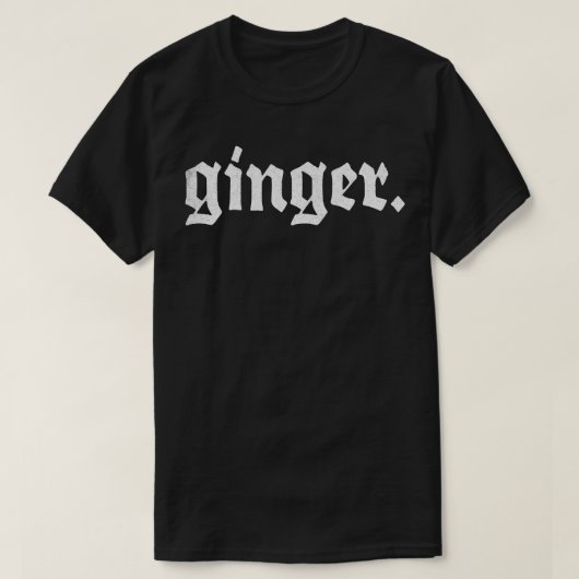 Ginger Redhead Pride Design T-Shirt (Design vorne)