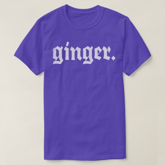 Ginger Redhead Pride Design T-Shirt (Design vorne)