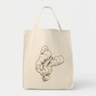 Ginger Roots Leinwand Tasche