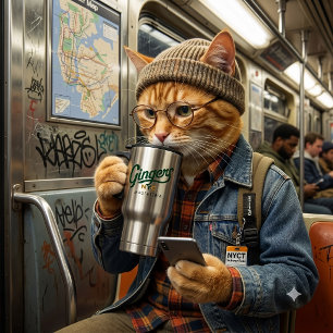 Ginger’s NYC Mouseteria Edelstahl-Reisemug Reisebecher