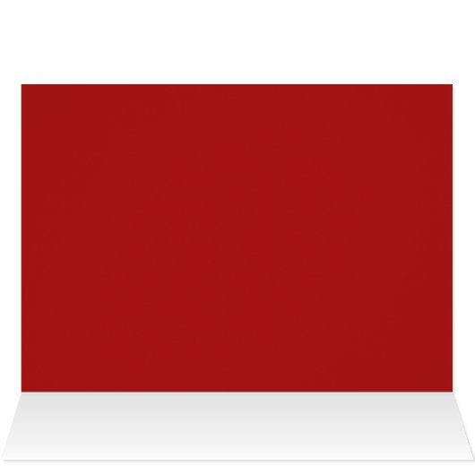 Ginger Santa Claus Cat Weihnachtskarte (Innenansicht Horizontal (Oben))